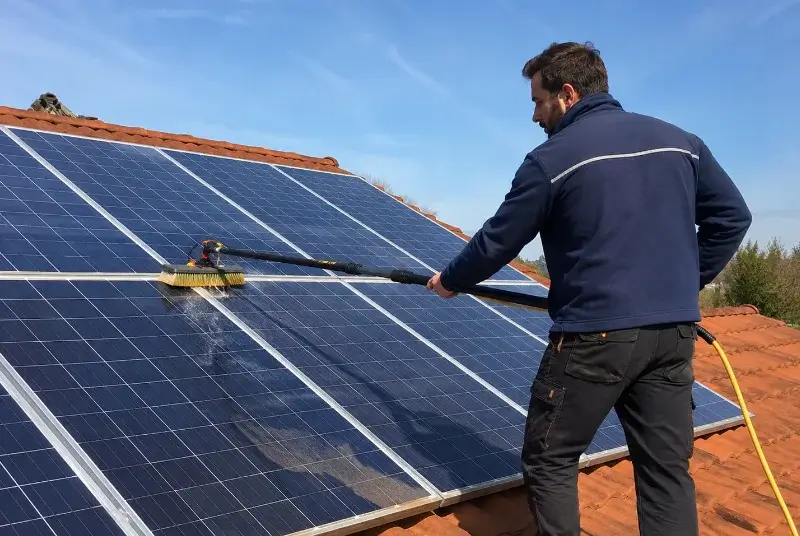 Nettoyage et entretien de panneaux solaires à Caden